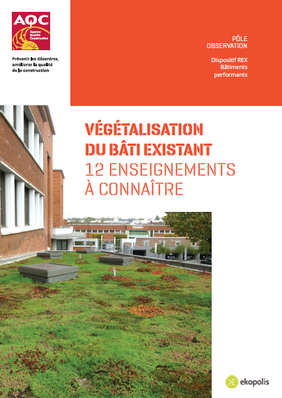 Couverture Rapport Rex Végétalisation du bâti existant