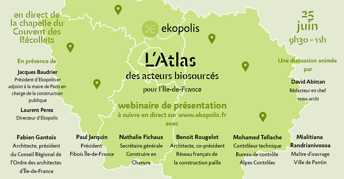 Evénement de présentation de l'Atlas des acteurs biosourcés